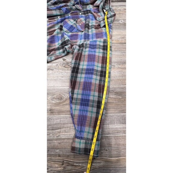 Vtg Five Brother Soft Flannel Shirt Plaid Mens Tallman 3XLT Gorpcore Cabincore - Picture 12 of 14